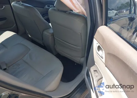 2012 Honda Civic Ex-L from USA, damaged, VIN 2HGFB2F95CH307638